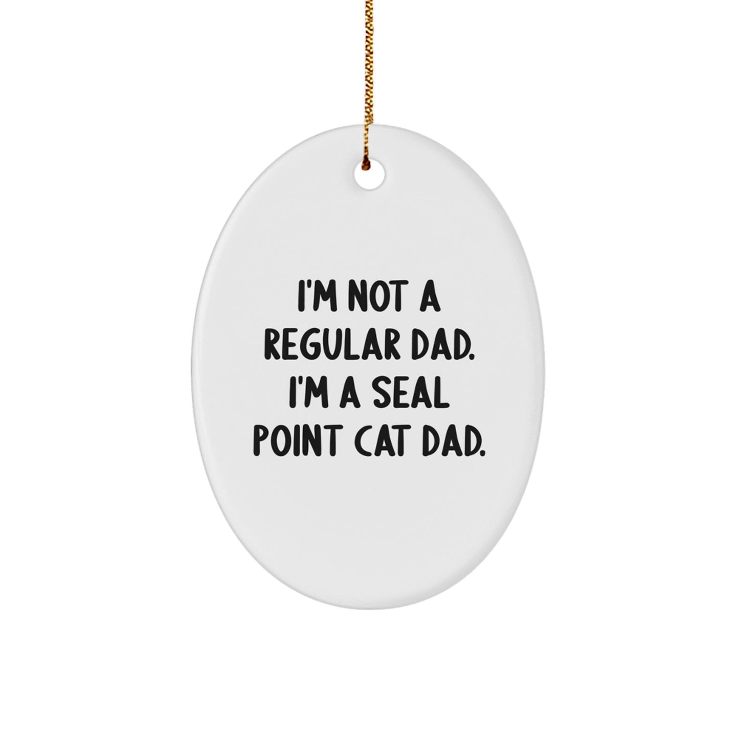 Funny Seal Point Cat Dad Gifts from Men to Seal Point Cat Owners at Christmas Unique Gifts - Image 1