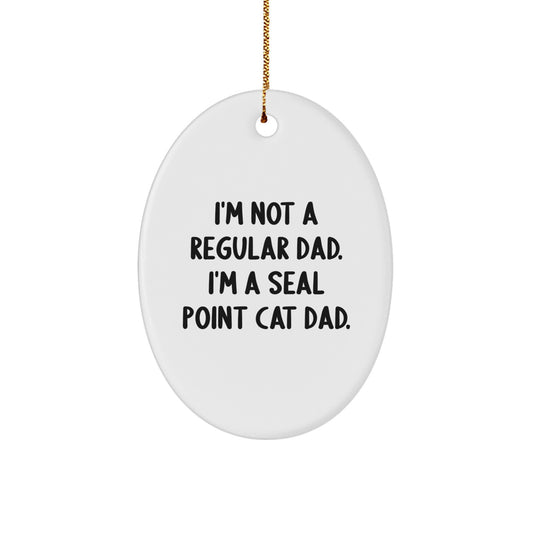 Funny Seal Point Cat Dad Gifts from Men to Seal Point Cat Owners at Christmas Unique Gifts - Image 1