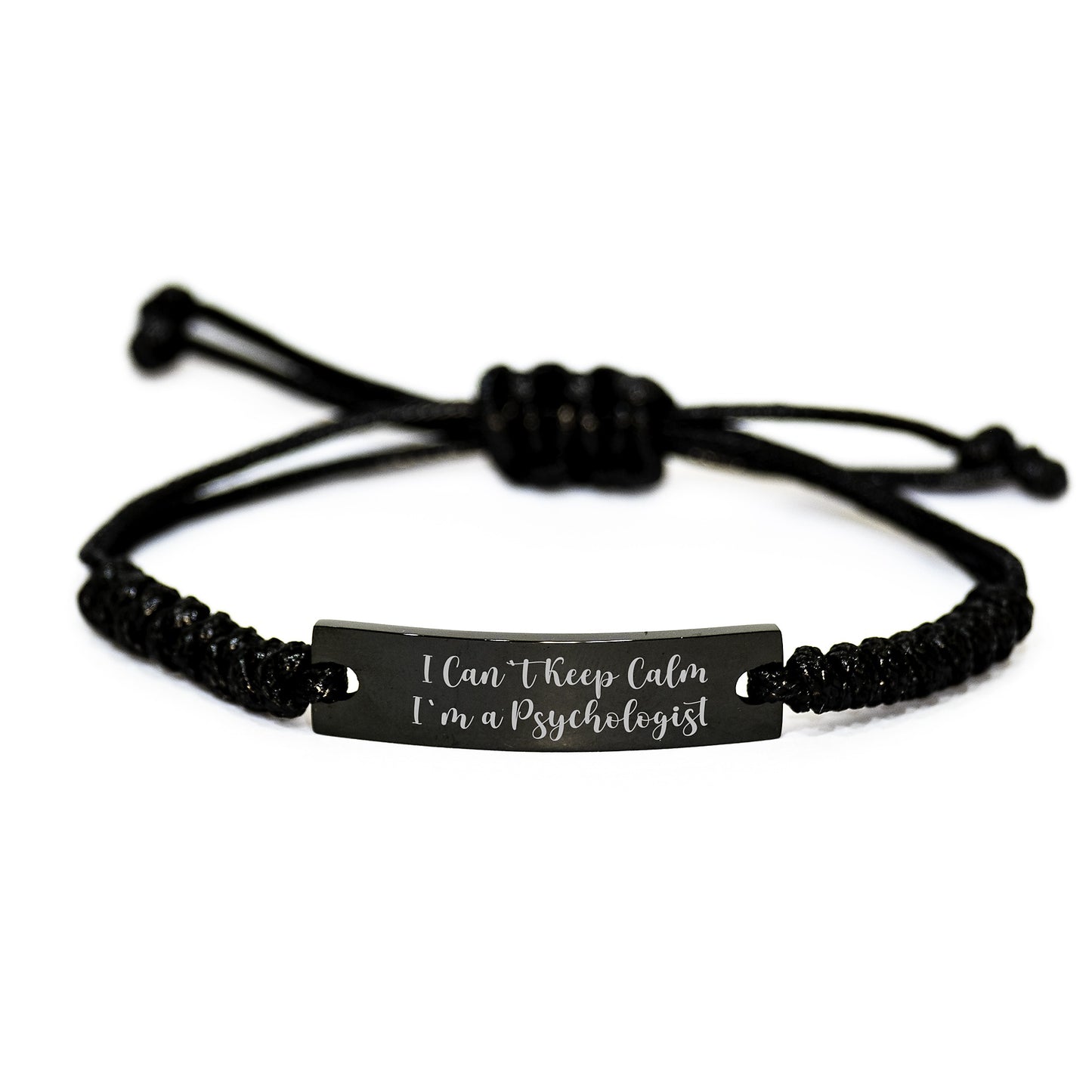 Funny I Can't Keep Calm Gifts for Psychologist Rope Bracelet, Christmas Unique Gifts from Men, Women, Friends, Coworkers, Family - Image 1