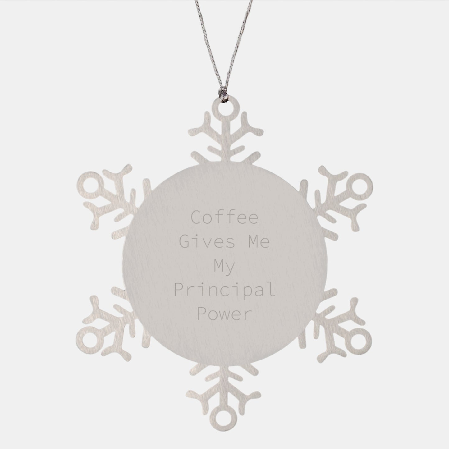 Funny Principal Gifts, Snowflake Ornaments for Christmas Unique Gifts from Friends to Men, Women, Family, and Coworkers - Image 1
