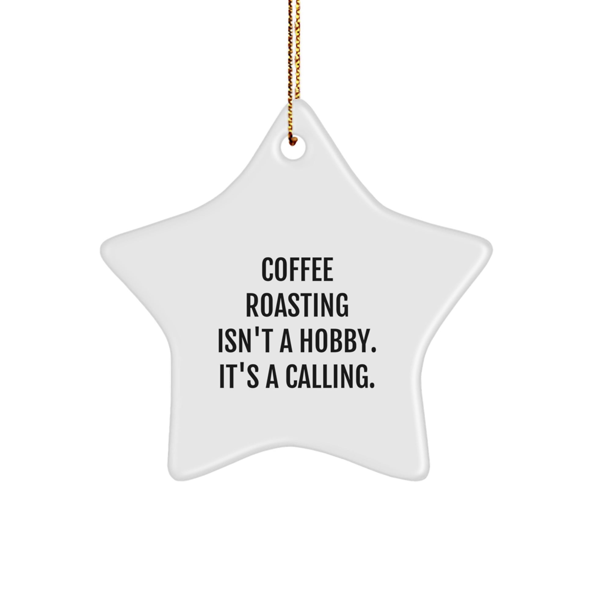 Coffee Roasting Gifts for Men from Friends, Inspirational Star Ornament for Christmas - Image 1
