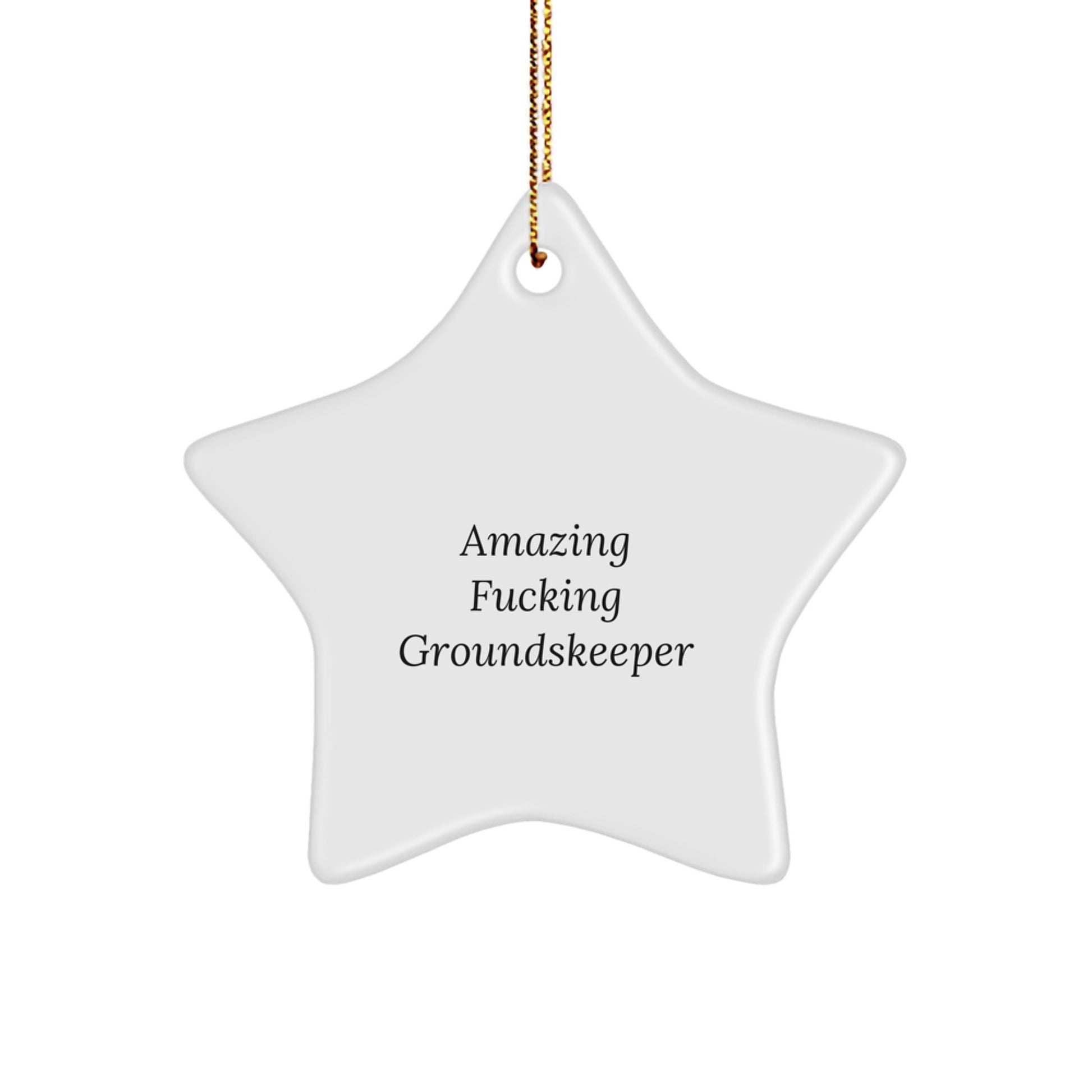 Funny groundskeeper Gifts from Men, Funny Christmas Unique Gifts for groundskeeper - Image 1