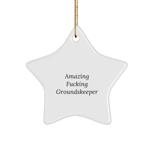 Funny groundskeeper Gifts from Men, Funny Christmas Unique Gifts for groundskeeper - Image 1