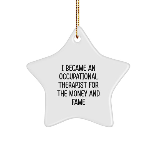 Occupational Therapist Gifts from Friends - Inspirational Star Ornament for Occupational Therapist, Christmas Unique Gifts for Occupational Therapist - Image 1