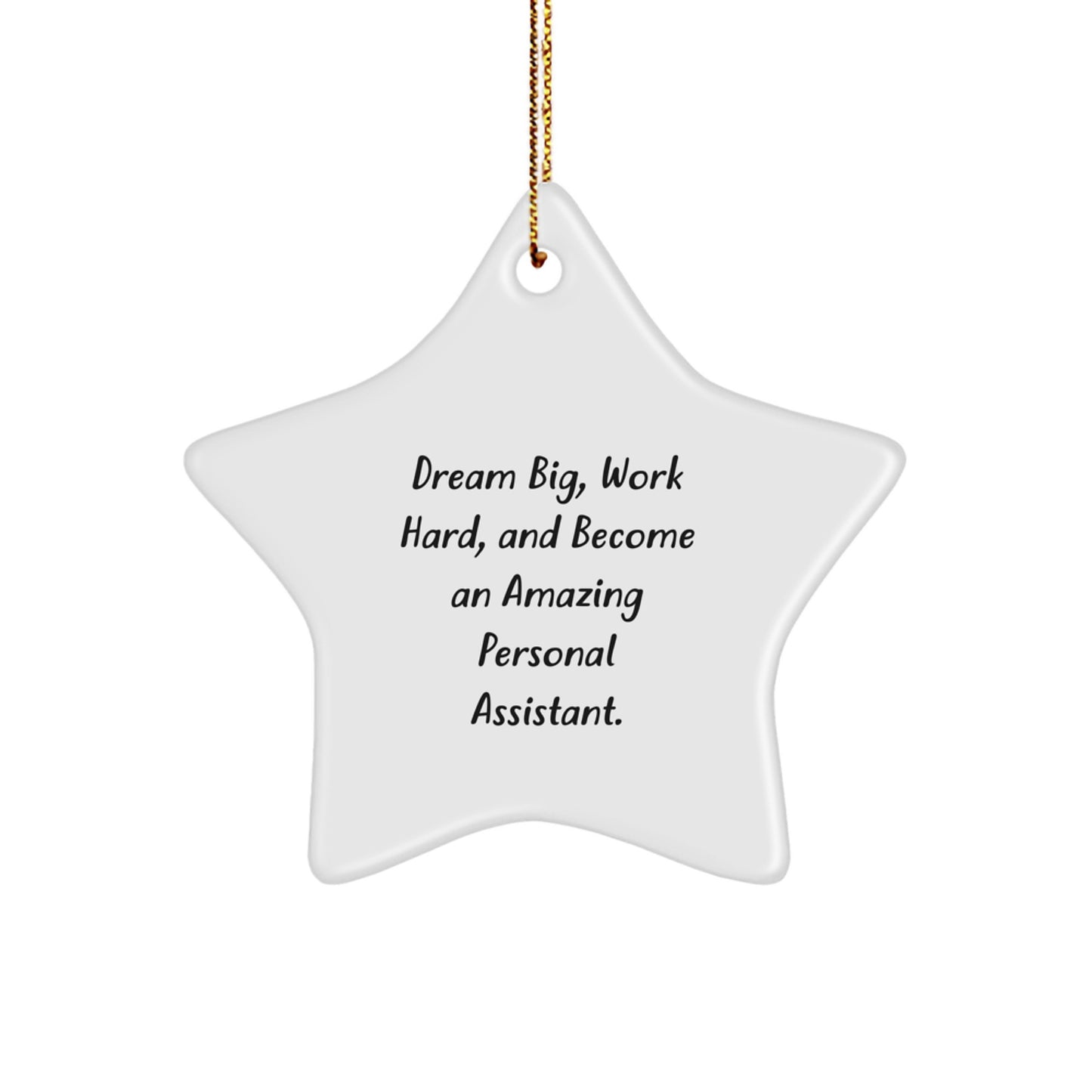 Personal Assistant Star Ornament Gifts from Friends and Family for Men Women Coworkers Christmas Unique Decorations - Image 1