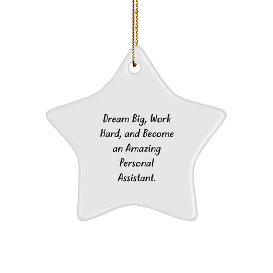 Personal Assistant Star Ornament Gifts from Friends and Family for Men Women Coworkers Christmas Unique Decorations - Image 1