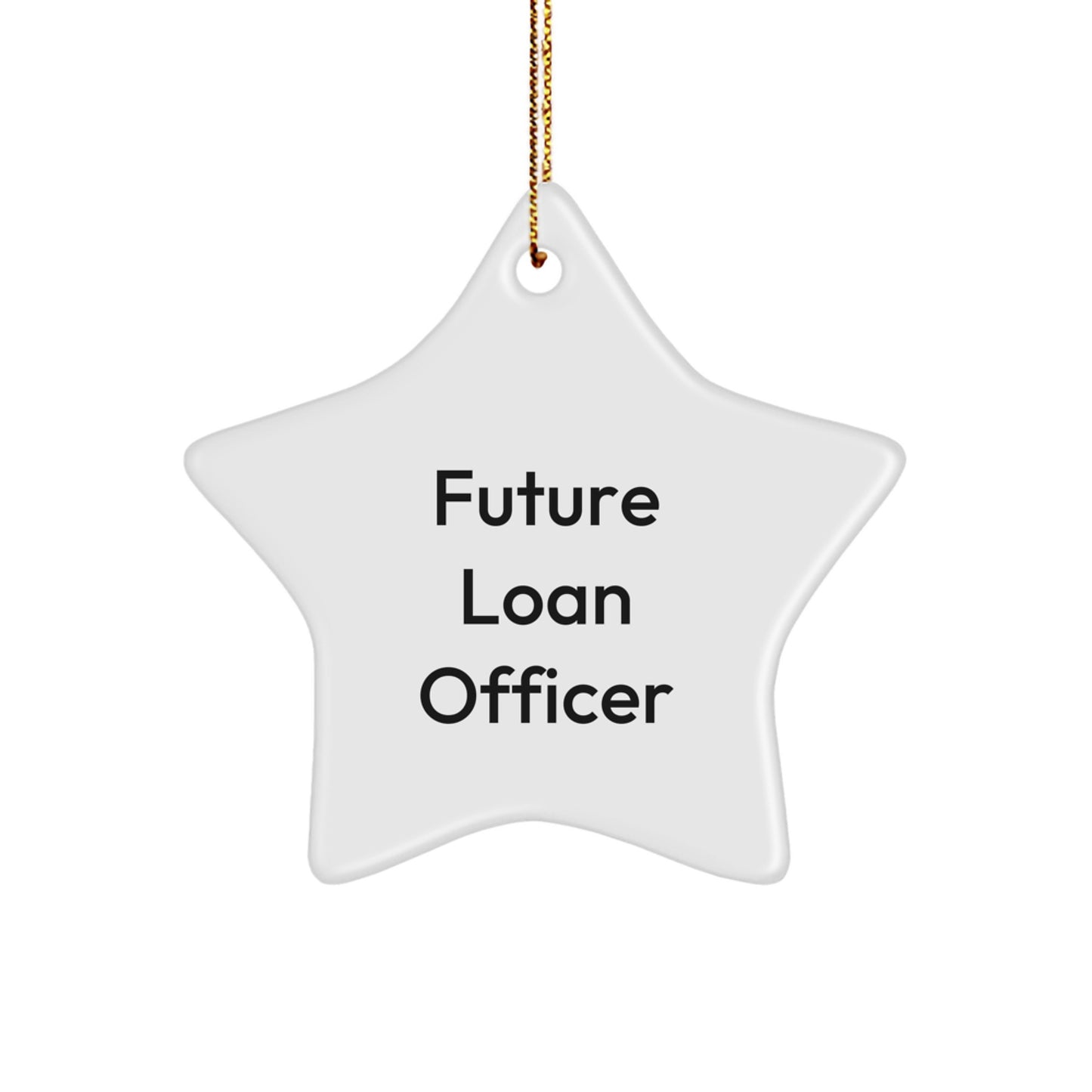 Funny Star Ornament Gifts for Future Loan Officer - 'May the Odds be Ever in Your Favor' - Star Ornament for Loan Officer - Image 1