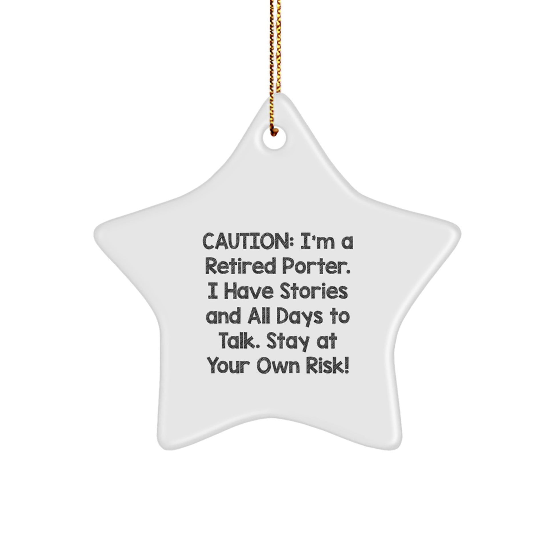 Porter Storytelling Star Ornament Gifts from Friends, Coworkers, or Family for Christmas - Image 1