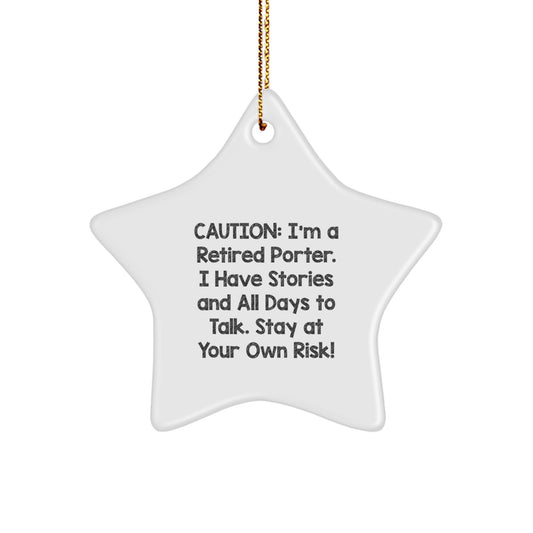 Porter Storytelling Star Ornament Gifts from Friends, Coworkers, or Family for Christmas - Image 1