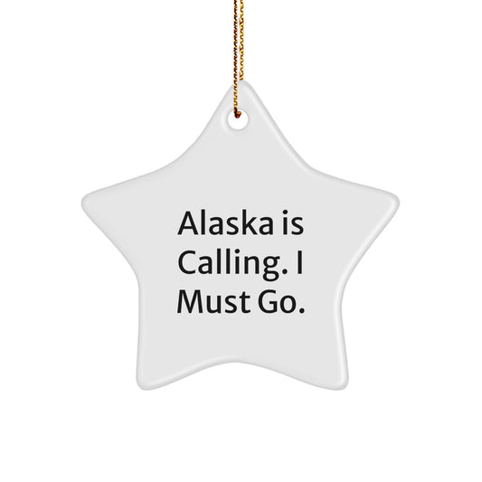 Alaska Star Ornament Gifts from Friends and Family to Men and Women for Christmas Unique Ideas - Image 1
