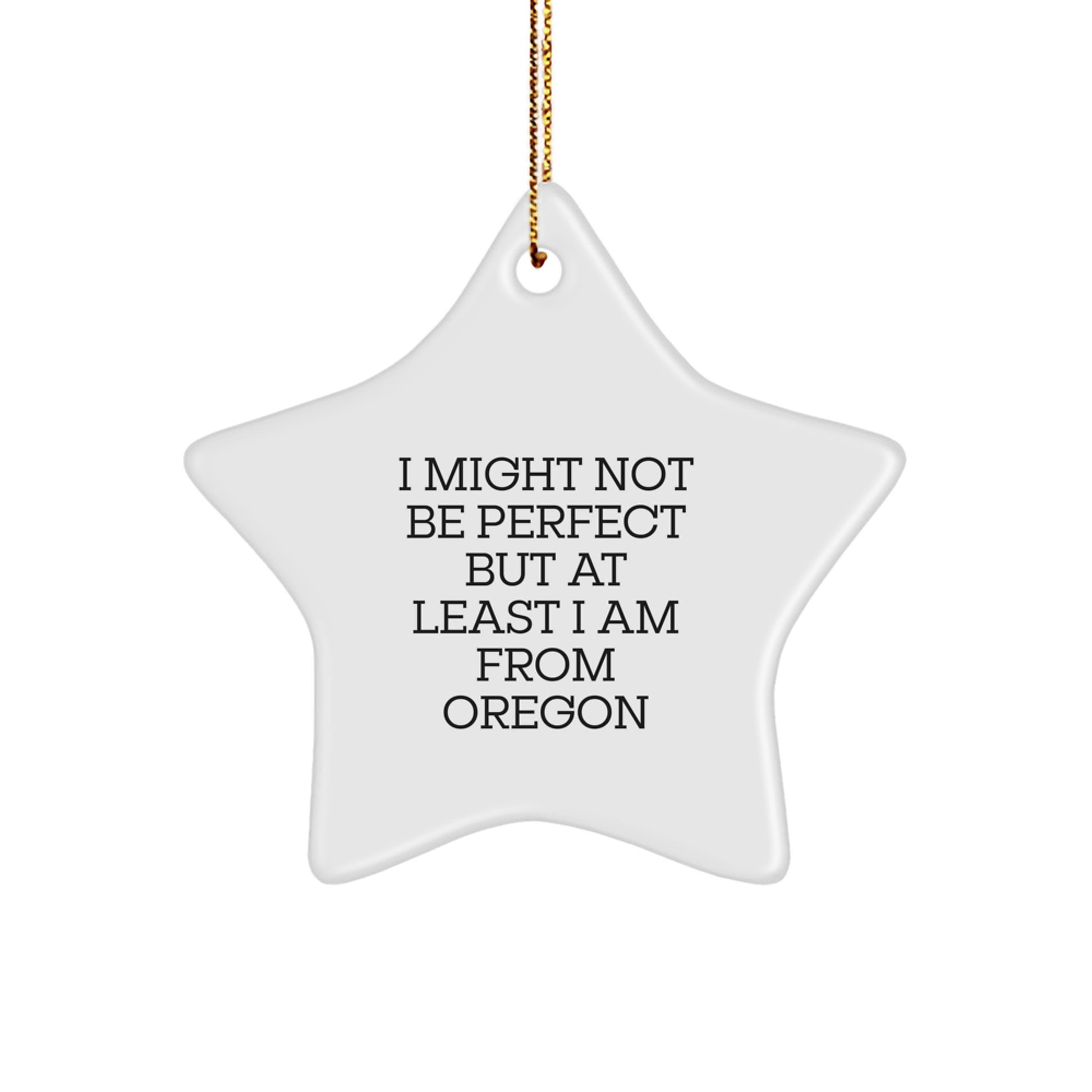 Funny Oregon Star Ornament Gifts from Men to Women, Friends, or Family - Perfect for Christmas Unique Gifts - Image 1
