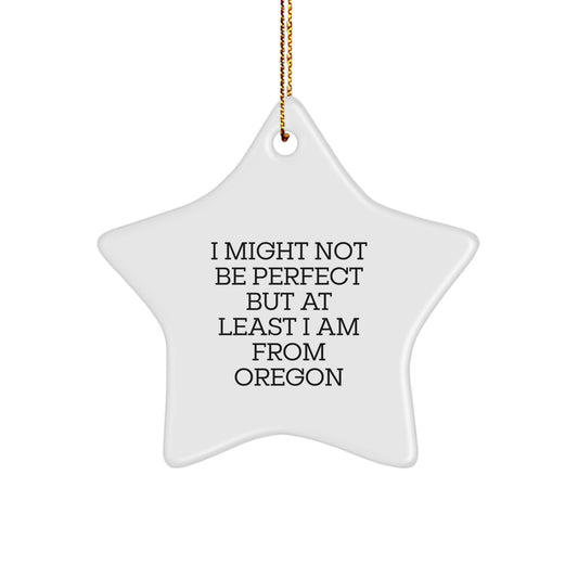 Funny Oregon Star Ornament Gifts from Men to Women, Friends, or Family - Perfect for Christmas Unique Gifts - Image 1