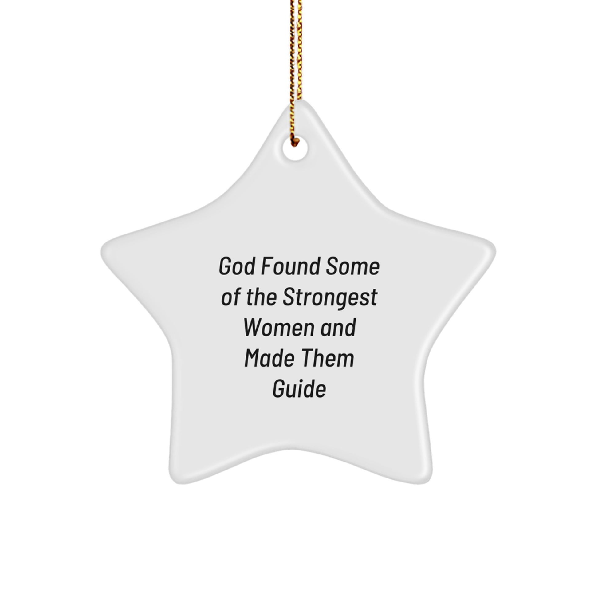 Gifts from Women - Funny Star Ornament for Guide, Christmas Unique Gifts for Guide, Men, Women, Friends, Coworkers, Family - Image 1