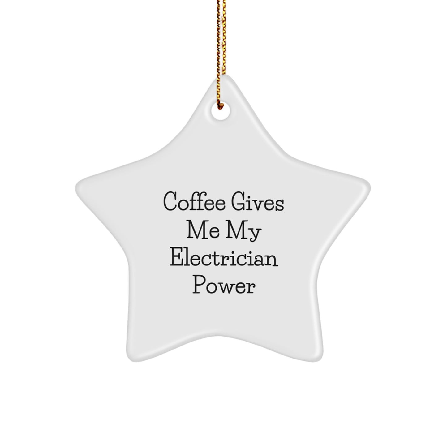 'Coffee Gives Me My Electrician Power' Funny Electrician Gifts from Men for Electricians on Christmas Unique Gifts - Image 1