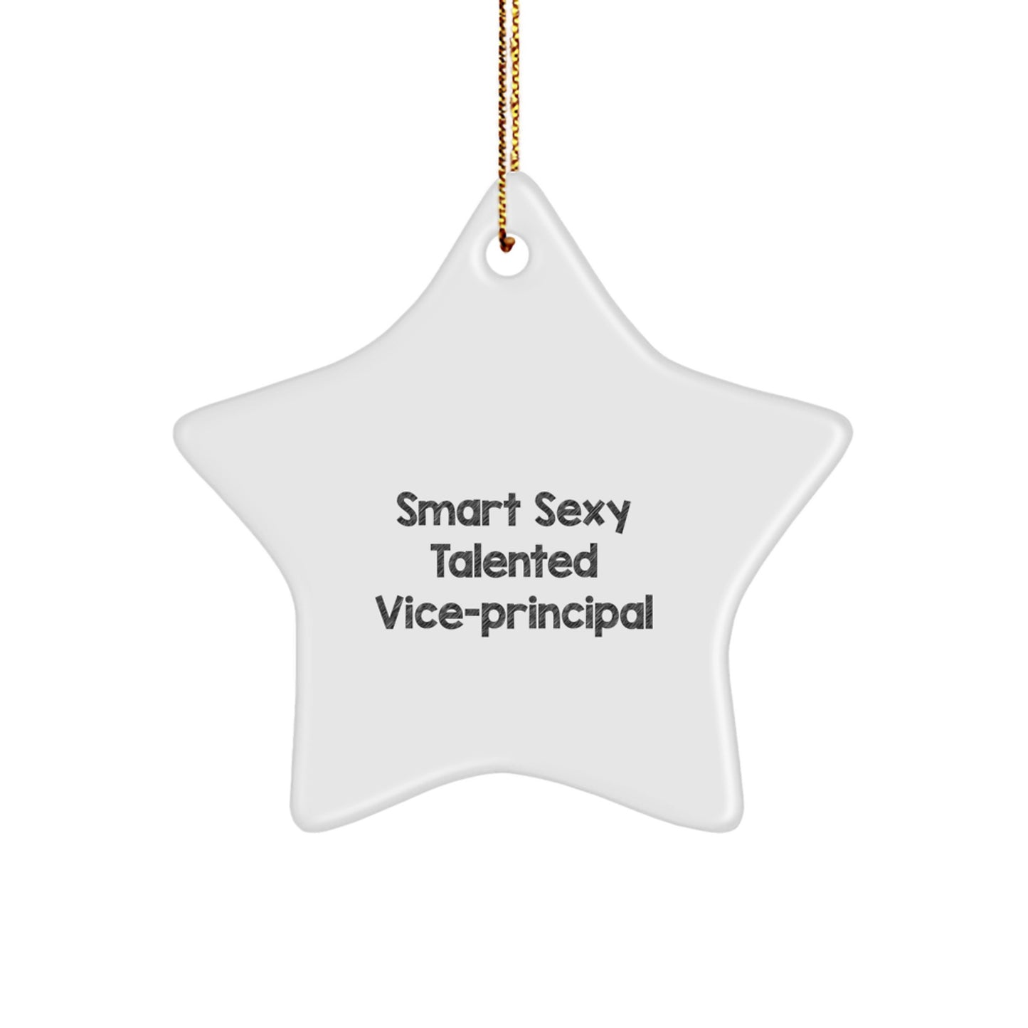Smart Sexy Talented Vice-Principal Ornaments, Funny Gift for Men, Women, Friends, Coworkers, Family, Christmas Unique Gifts from Friends - Image 1