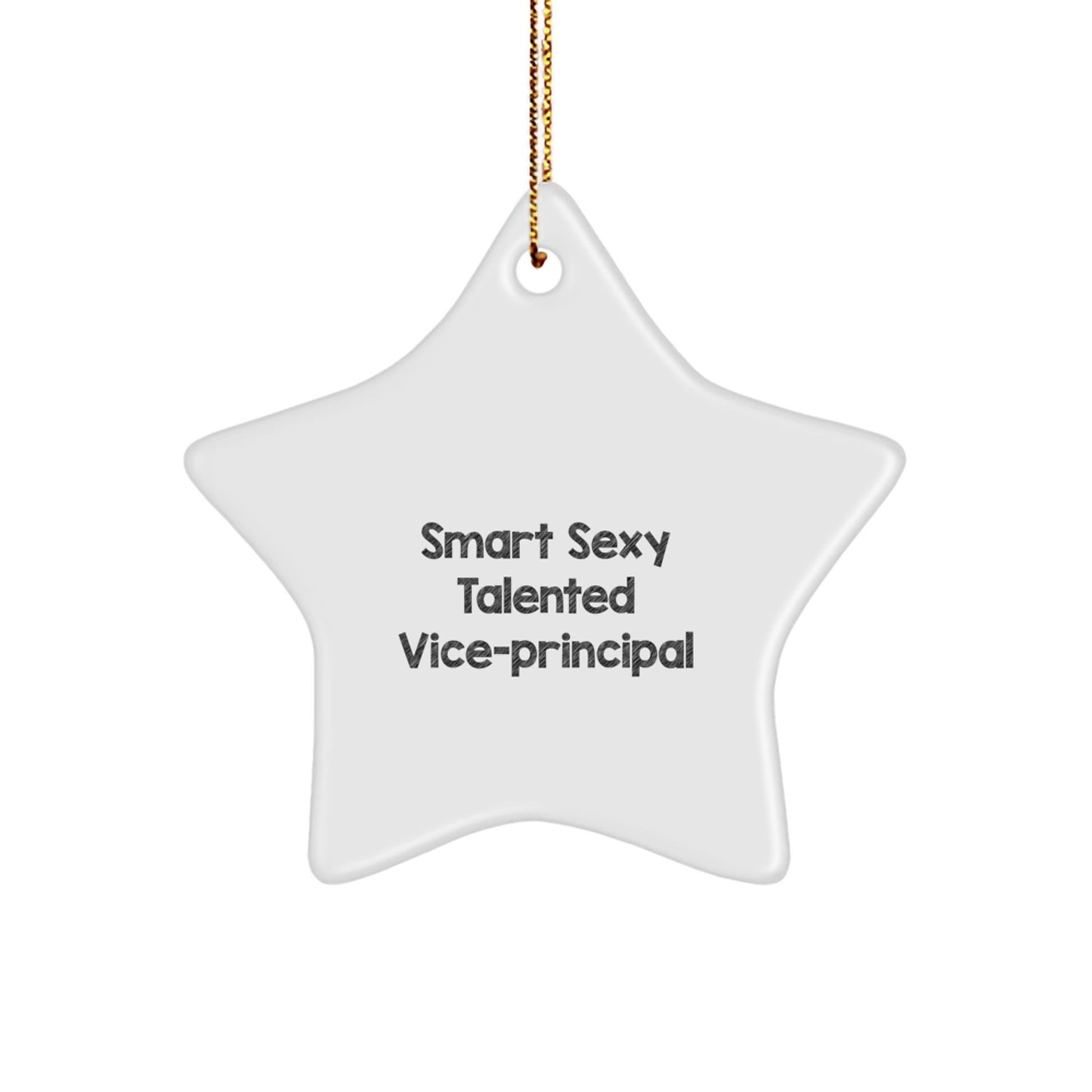 Smart Sexy Talented Vice-Principal Ornaments, Funny Gift for Men, Women, Friends, Coworkers, Family, Christmas Unique Gifts from Friends - Image 1