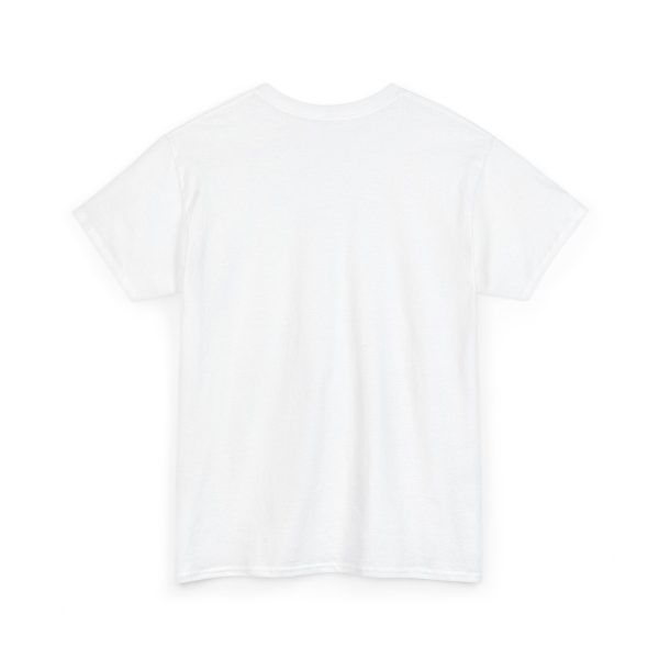 Plain white t-shirt, back view