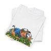 Folded white T-shirt showing "Still Looking for That Fairway" golf graphic