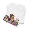 Close-up of the ‘"Hypothetically" Is the Most Expensive Word in My Inbox.’ HR inbox design on the t-shirt