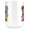 “Surprise me” is not a flavor. funny 15oz white coffee mug, close-up of the design