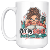 Off by 0.01 and I Will Find You. 15oz mug - left handle Off by $0.01 and I Will Find You. funny 15oz white coffee mug, front view, left handle