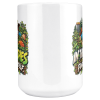 In the Bushes Finding Myself funny 15oz white mug, centre design view