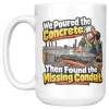 The same design on the other side of the white 15oz mug