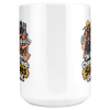The Homeowner Changed One Thing. Six Trades Got Involved. 15oz mug - centre view Close-up of the "The Homeowner Changed One Thing. Six Trades Got Involved." six trades change order design on the mug
