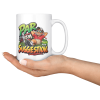 Par Is a Suggestion funny 15oz white mug, served on a tray