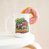 Par Is a Suggestion funny 15oz white mug, with a donut on the rim, left handle