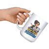 I Didn't Say It Was Your Fault. I Said It Was Documented. 15oz mug - raised angle I Didn't Say It Was Your Fault. I Said It Was Documented. funny 15oz white coffee mug, raised at an angle