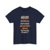Navy hand-drawn T-shirt with the welder dictionary joke: Hard to shop for. Already built it.