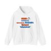 For any welder: hard to shop for. Already built it. Flat graphic hoodie White flat vector hoodie with the welder dictionary joke: Hard to shop for. Already built it.