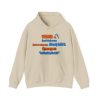 For any welder: hard to shop for. Already built it. Flat graphic hoodie Sand flat vector hoodie with the welder dictionary joke: Hard to shop for. Already built it.