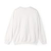 Plain crewneck sweatshirt, back view