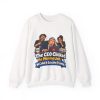 White crewneck sweatshirt printed with "The CEO Clicked the Phishing Link. We Called It Executive Training."
