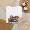 smug-it-guy-t-shirt-for-sysadmins-i-removed-one-permission-4 White T-shirt printed with "I Removed One Permission. Suddenly Everyone Knew My Extension.", styled flat lay