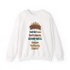 White vintage poster crewneck sweatshirt with the welder dictionary joke: Hard to shop for. Already built it.