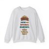 Ash vintage poster crewneck sweatshirt with the welder dictionary joke: Hard to shop for. Already built it.