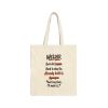 Monday truth: hard to shop for, already built it. Brush script welder tote Natural hand-drawn tote bag with the welder dictionary joke: Hard to shop for. Already built it.