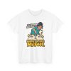 White T-shirt printed with "I Ask Everyone About Their Pain. Nobody Asks About My Feet."