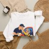 cop-crewneck-every-day-someone-says-i-was-only-going-five-ov-4 White crewneck sweatshirt printed with "Every Day Someone Says ‘I Was Only Going Five Over.’ Usually It’s My Mom.", styled flat lay