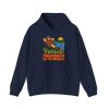 Navy flat vector hoodie with the birder joke: It was a leaf. I watched it for ten minutes.