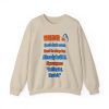 Sand flat vector crewneck sweatshirt with the welder dictionary joke: Hard to shop for. Already built it.